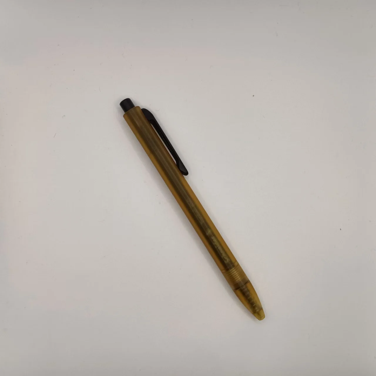 1 Piece ULTEM PEI Made Bolt Pen with Titanium Pocket Clip Wring Pen SLong Version