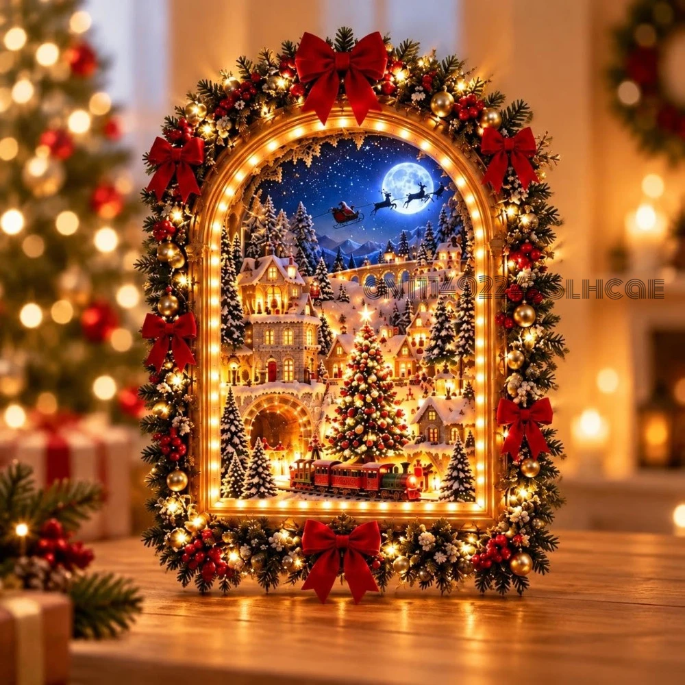 Up Lighting Decor - Il Portale di Natale, Villaggio di