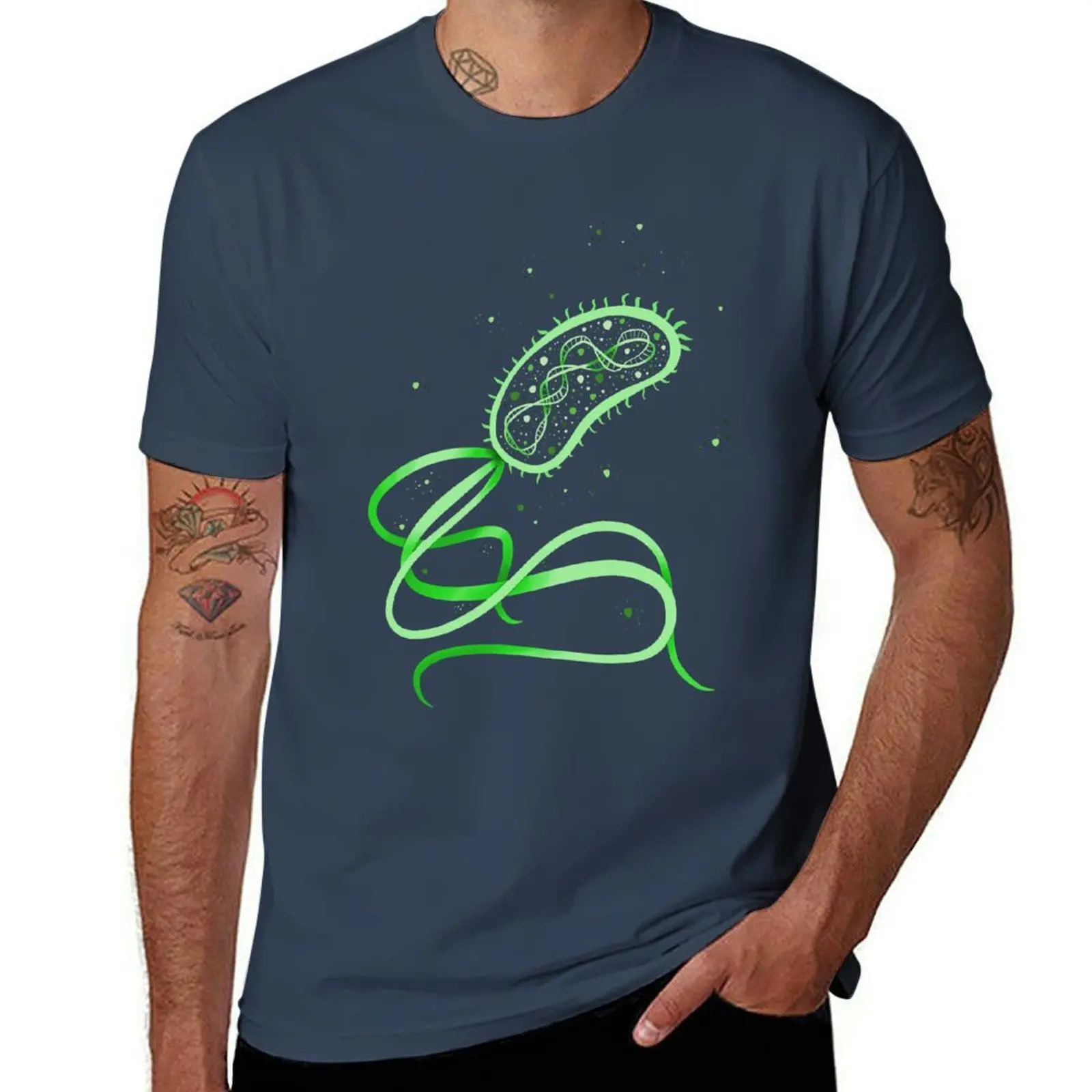 

E.coli T-Shirt Fitness Training Breathable Tee