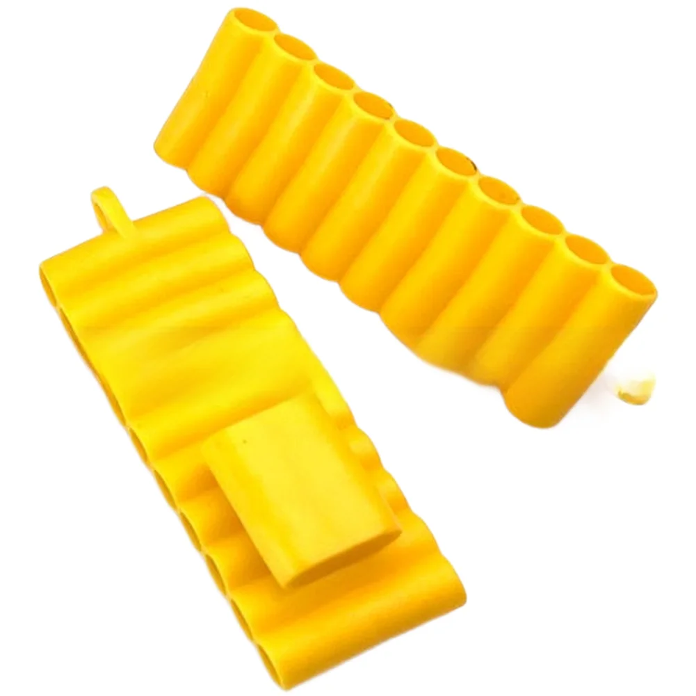 22 Hole PVC Screwdriver Bit Holder Strip With Carabiner For 4 Inch Driver Storage Organizer Tool Box Accessories
