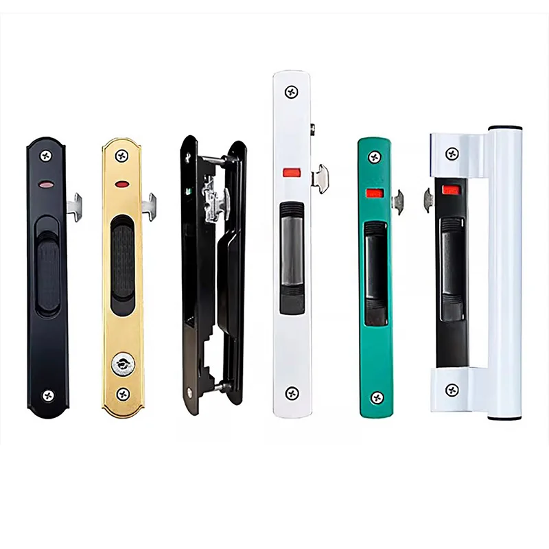 

Durable Sliding Door Lock Hook Durable Invisible 90 Type Window Latch Embedded Lock Zinc Alloy Door Handle Lock Sliding Door