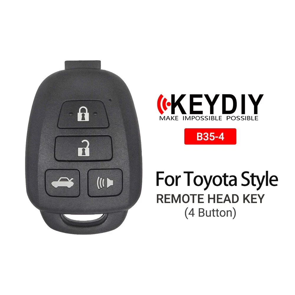 

KEYDIY B Series Пульт дистанционного управления KD B35-2 B35-3 B35-4 Универсальный автомобильный ключ для Toyota Style KD900 KD-X2/KD-MAX Мини-программатор