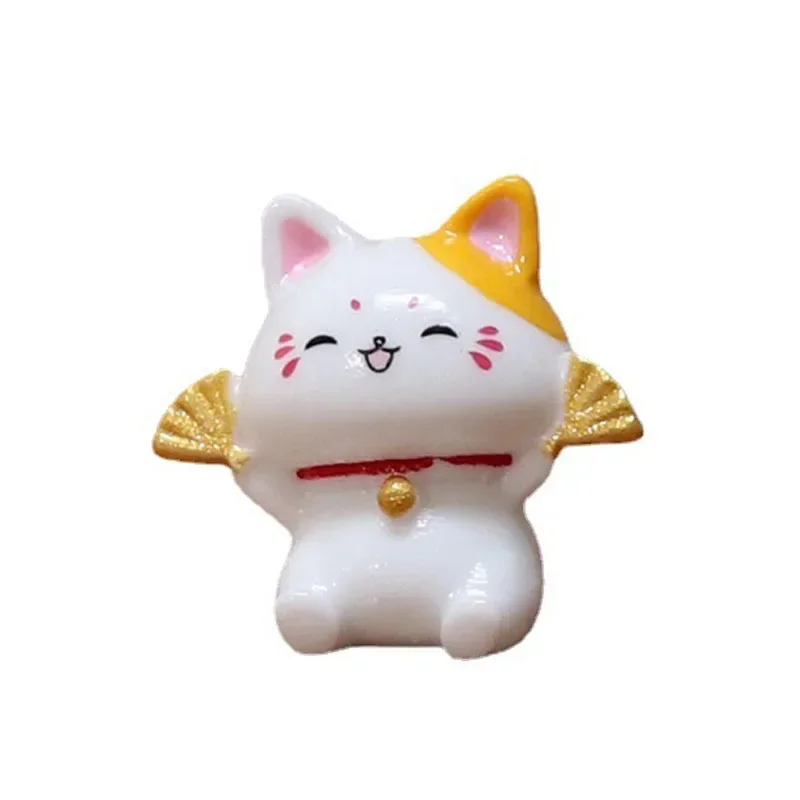 Rijkdom Zwaaiende Hand Kat Chinese Lucky Cat Cartoon Ornament Leuke Zwaaiende Arm Wenkende Fortuin Kat Voor Thuiskantoor Decoratie