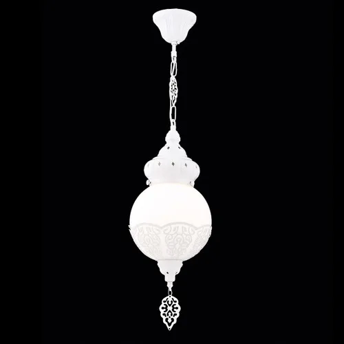 

Avizemoda Terza Single Glazed Pendant Lamp Chandelier-White