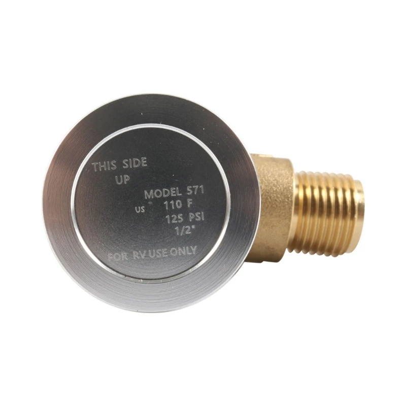 QM เช็ควาล์วเบรกเกอร์สุญญากาศทองเหลืองสำหรับระบบน้ำรถบ้านป้องกันน้ำรั่ว