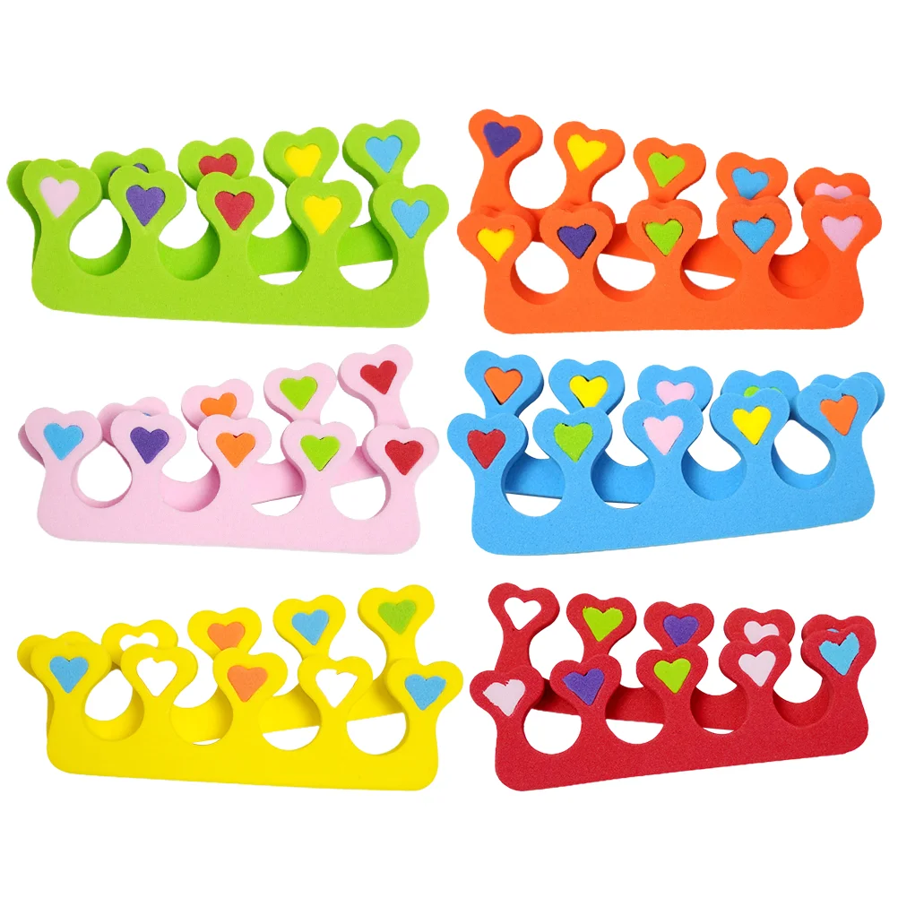 

24 Pcs Nail Separator Manicure and Pedicure Tool Toe Divider Beauty Tools Polish Protector Foam