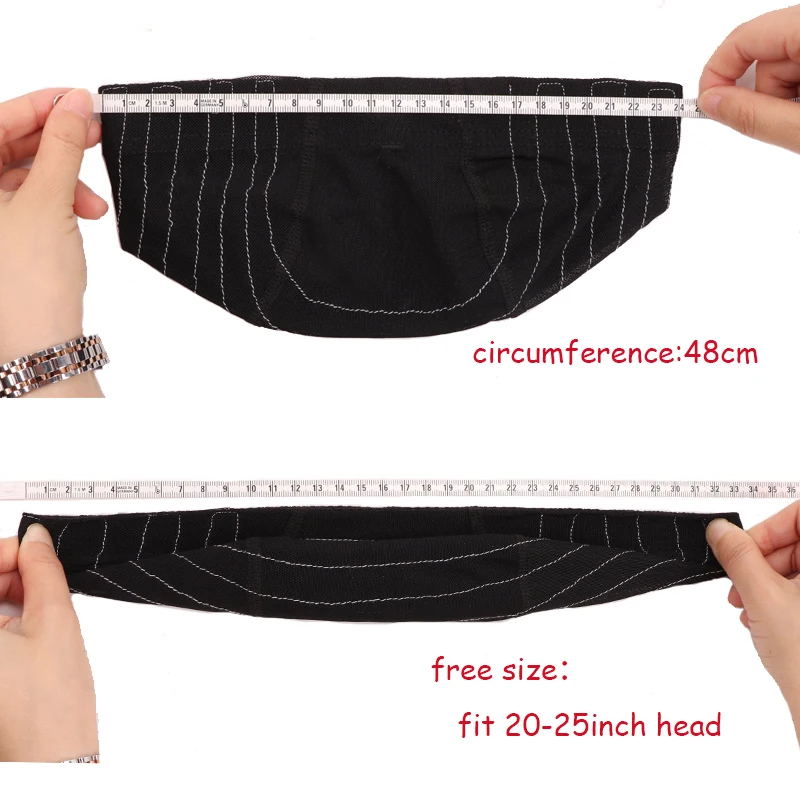 قبعة شعر مستعار مع خريطة إرشادية لصنع الباروكات قبعات قبة شبكية مع شريط مرن وإبر على شكل C للمبتدئين في الخياطة