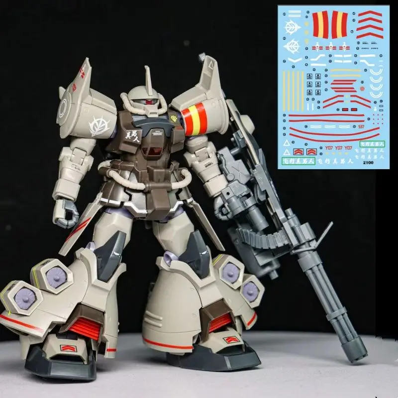 Figuras de acción de STAR Gouf, Kits de construcción de modelos, decoración, juguete coleccionable, regalo, tipo de vuelo, MS-07H-8, HG 1/ 144