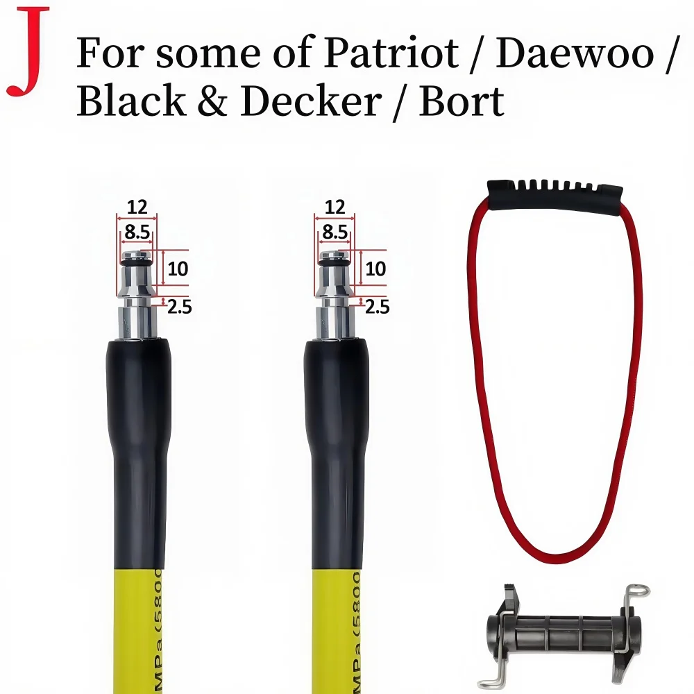 10 ~ 20 m Hogedrukreiniger Vervanging Slang Wasstraat Verlengslang 5800 PSI Knikbestendige Slang voor Karcher Bosch Lavor Nilfisk