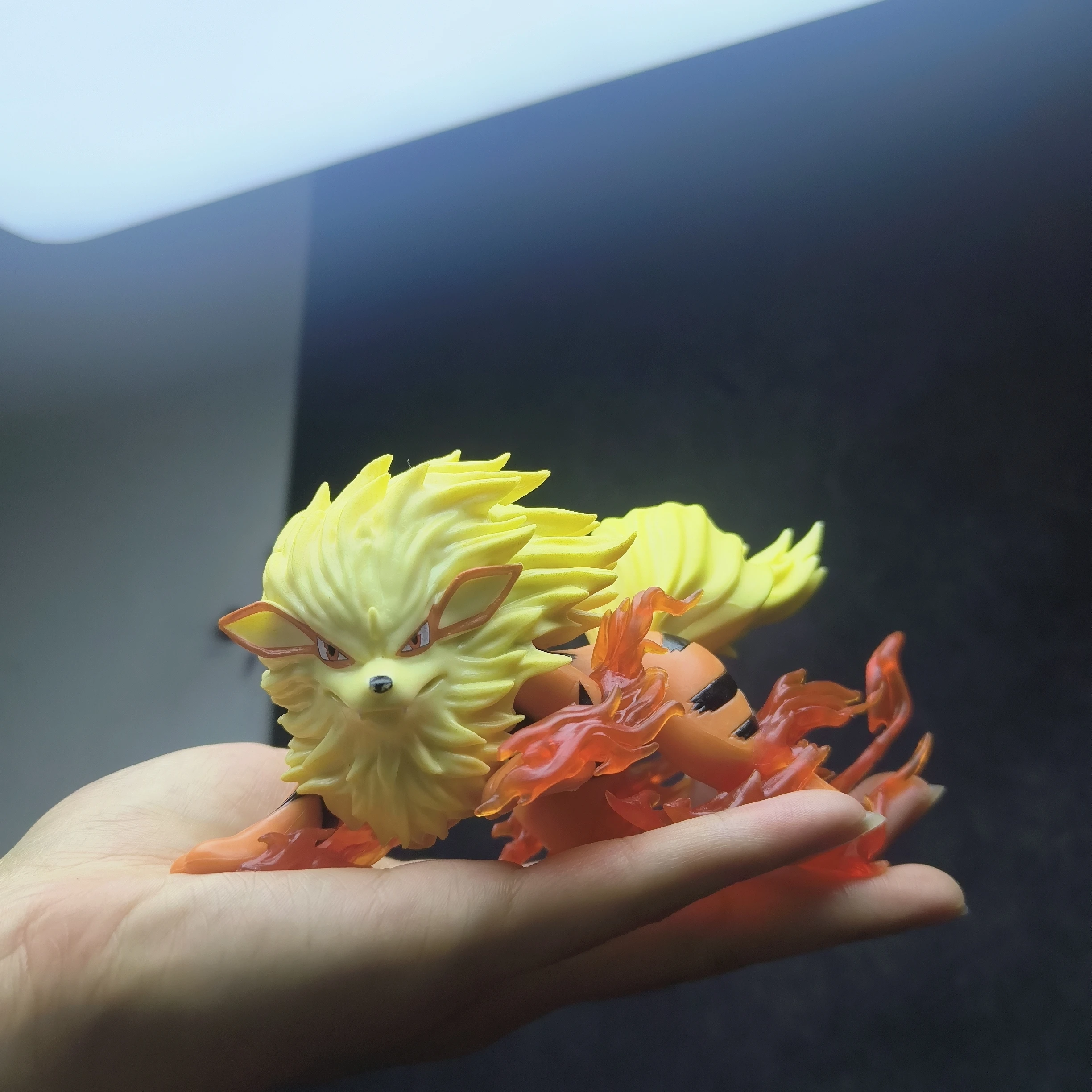 Pokemon Anime Figurine Arcanine And Growlithe Model Kawaii Decoration Doll Toys Gk Statue Collectible Ornament Gift - view 3