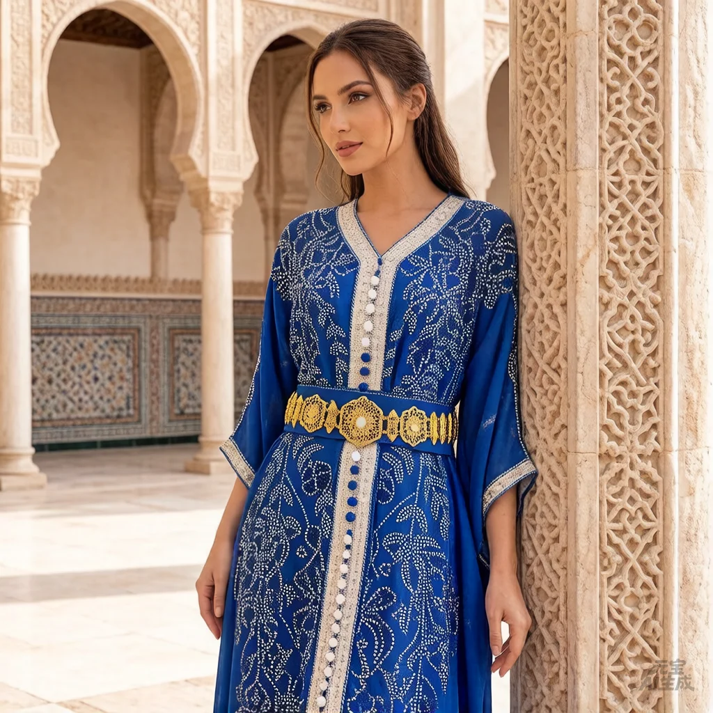 

Арабский кафтан, свадебное украшение для тела, цепочка на живот, марокканский шик, золотистый пояс-цепочка для женщин, с кристаллами