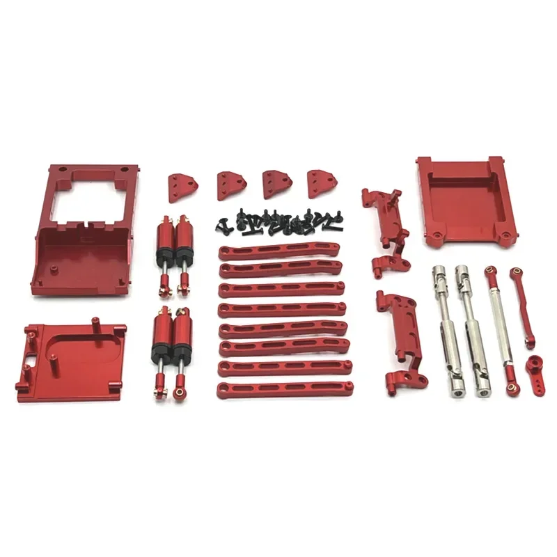 Suspension Rod Drive Shaft Rod Seat Bracket Fixed Seat Tail Beam for 1/12 MN168 MN78 Metal Upgrade Parts Kit RC Car  Accessories