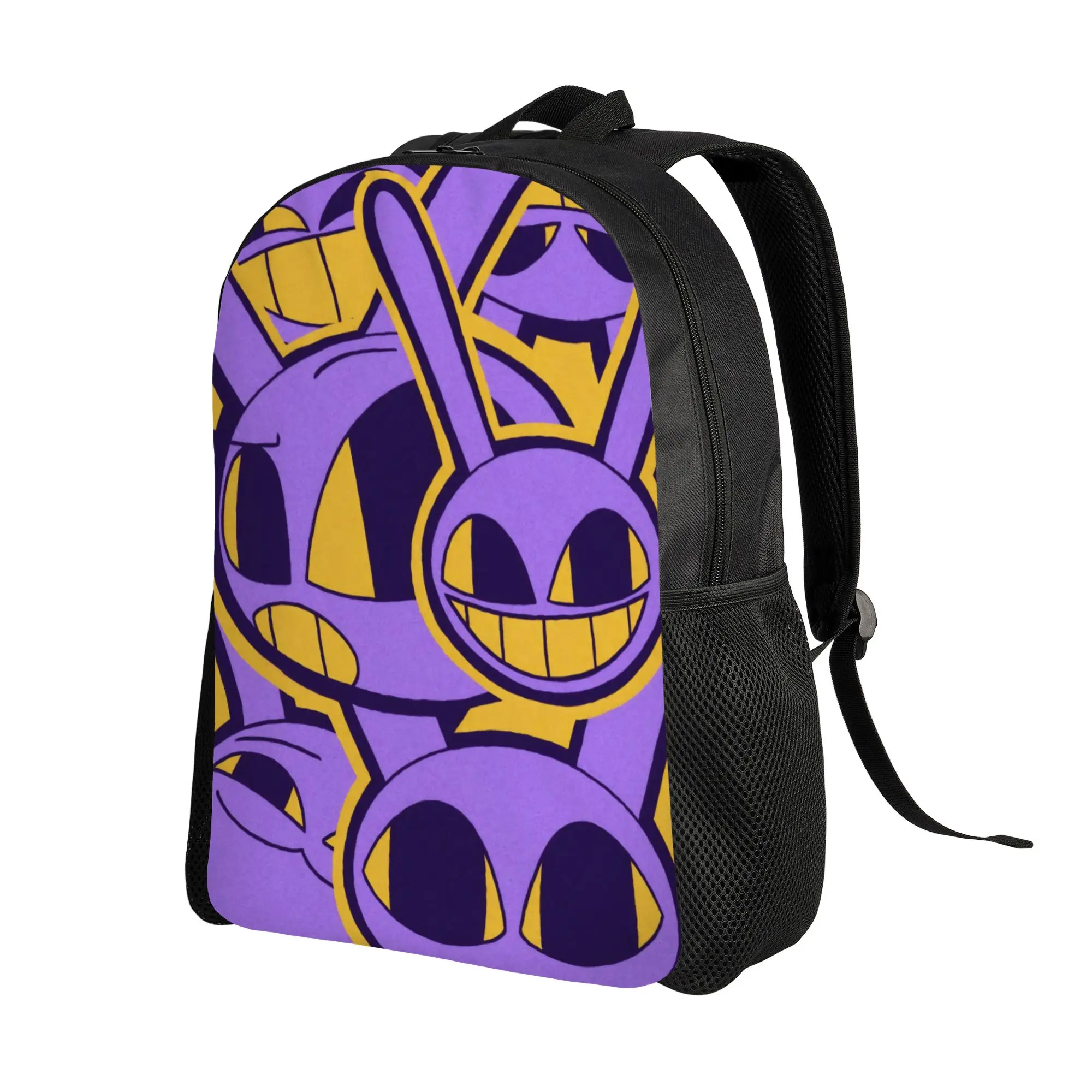 J-Jaxs Purple Rabbit Teenage Backpack Gift Student Work  Daypack for Men Women Laptop Shoulder Bag