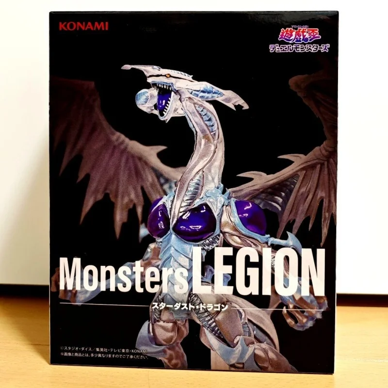 

Bandai Original KONAMI Monsters Stardust Dragon Yu-Gi-Oh! Anime Figure Action Figurine Toys PVC Model Collection Doll Gift