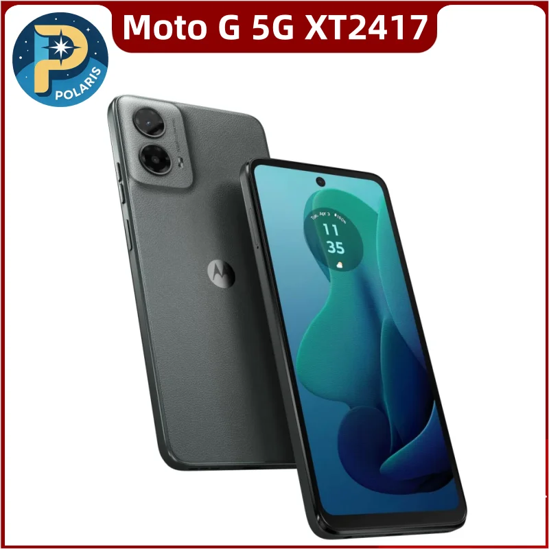 Motorola MOTO G 5G XT2417 (2024) Original, 4GB+128GB ROM, 1 SIM + eSIM, Pantalla IPS LCD de 6.6', Prácticamente Nuevo, Teléfono Inteligente Desbloqueado