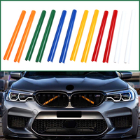 For BMW 5 6 7 Series F10 F11 F12 F13 F18 F01 F02 F03 F04 F06 F07 X1 F48 X2 F39 Car Front Grille Trim Strips Cover Accessories
