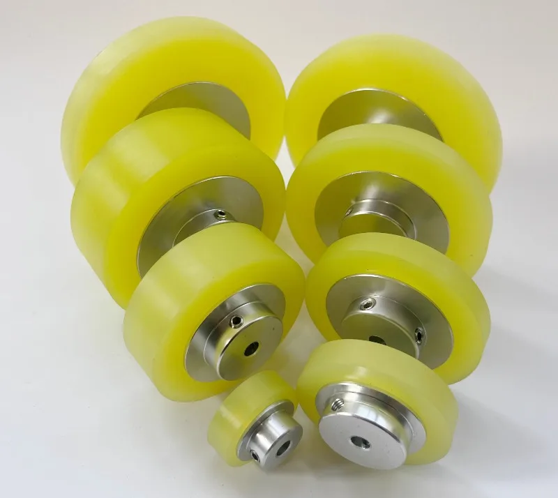 Encoder meter wheel polyurethane wheel mounting bracket with a circumference of 100mm and a circumference of 200