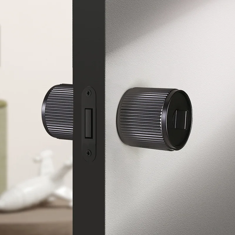 

Door lock, square spherical knob, silent magnetic lock, indoor bathroom, single tongue wooden door handle, bedroom
