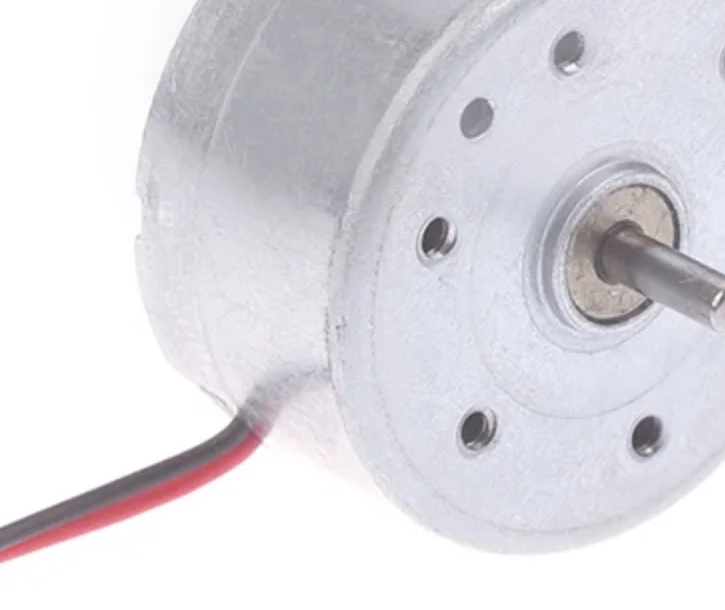 RF-300EA-1D390 DC 1.5V 3V 5V 6V 7250RPM Mini Mute 24mm Round Spindle Motor Precious Metal Brush Engine DIY Solar Power Toy Model