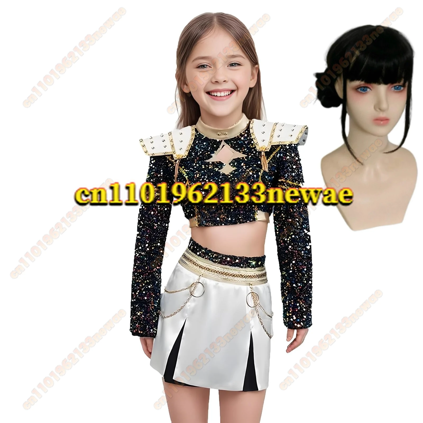 Kpop 악마 사냥꾼 Rumi Zoey Mira 2025 어린이 코스프레 의상 세트 소녀 Huntrix 롤 플레잉 복장