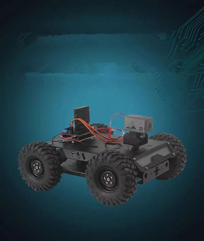 4WD RC Tank Wireless VIdeo Remote Control Motor Trolley Support 4G Robot Car for C++ Robot DIY Kit Vscode Programmable Robot Car