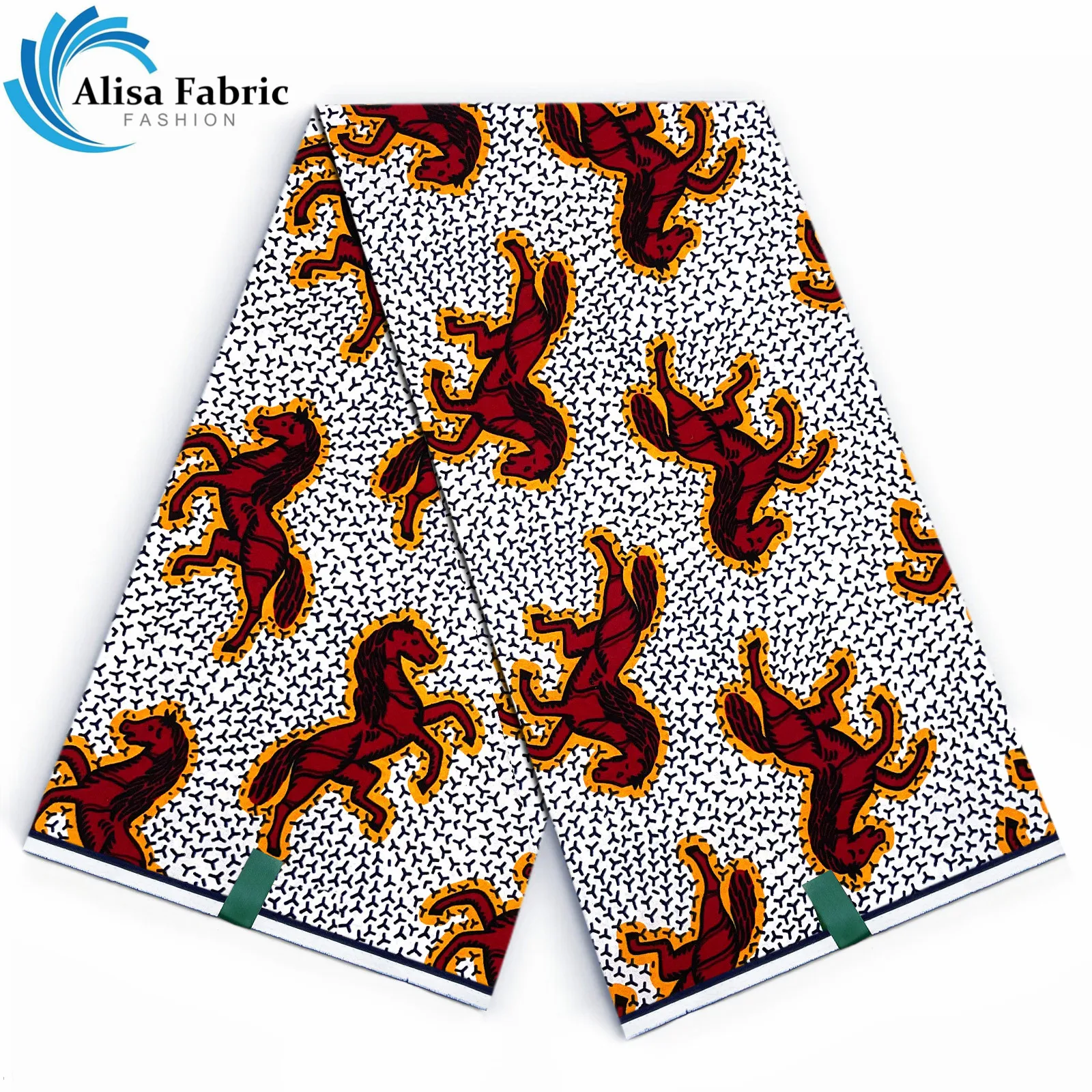 

Анкара с блочным принтом, ткань в стиле батик, настоящий воск, африканская восковая ткань, нигерийская голландская ткань Hollandais Pagne, 100% хлопок для шитья VL-1273