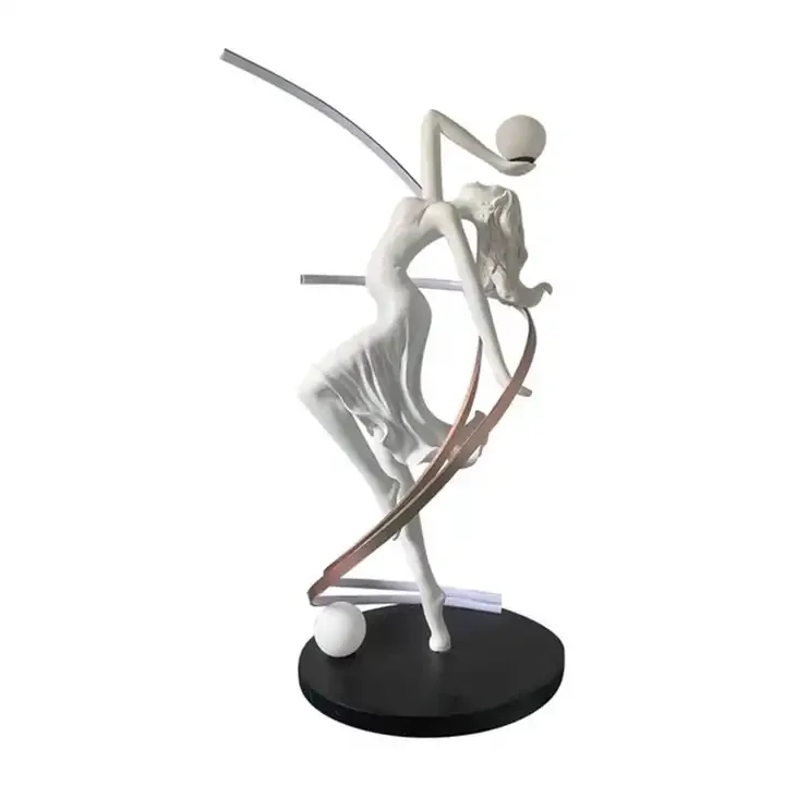 Characters Statue Floor Lamp Decoration Bedside Living Room Gallery Clothing Store Hotel Resin Lamp