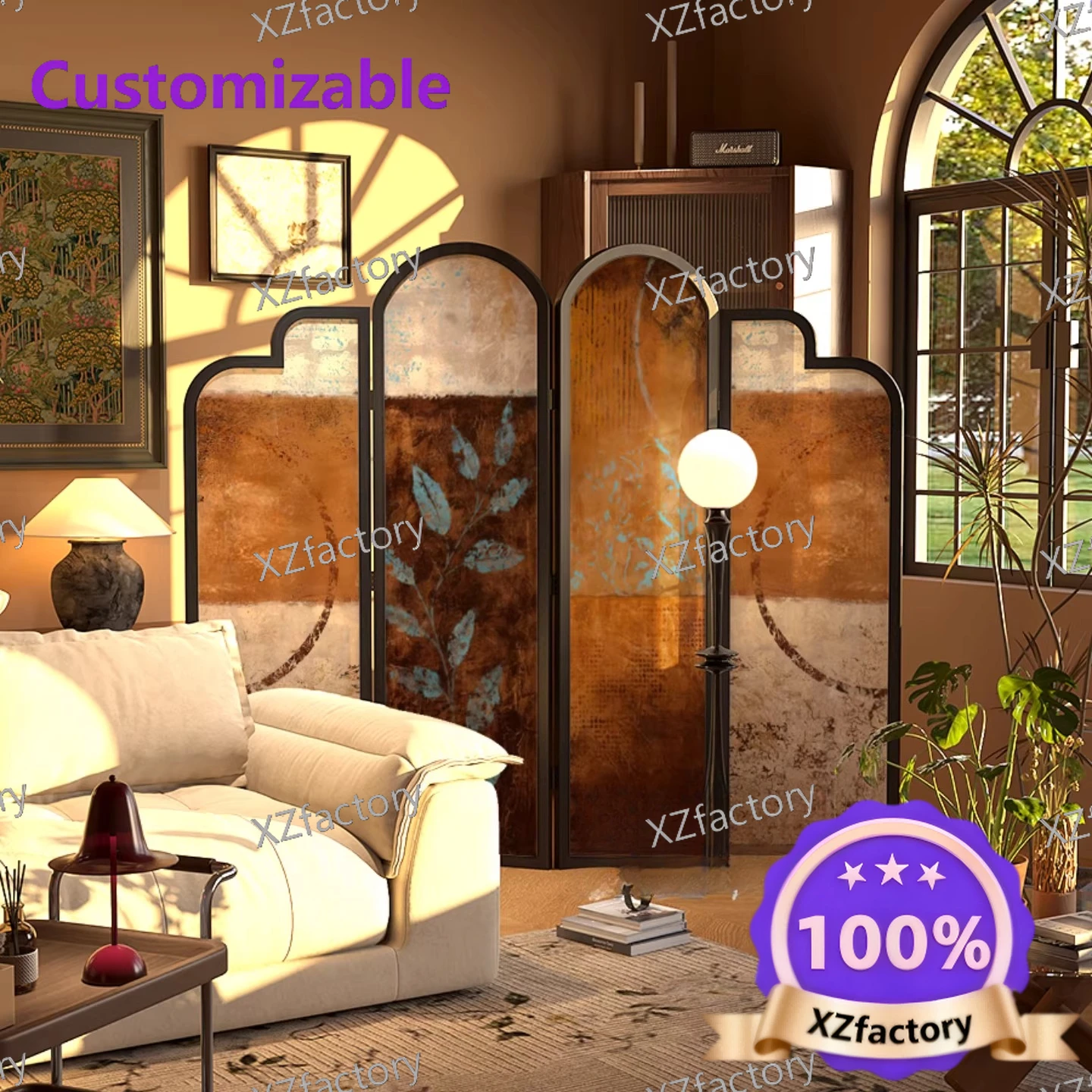 Factory Direct 2026 Top RatedSolid wood screen partition living room dining room sofa corner block entrance entrance background