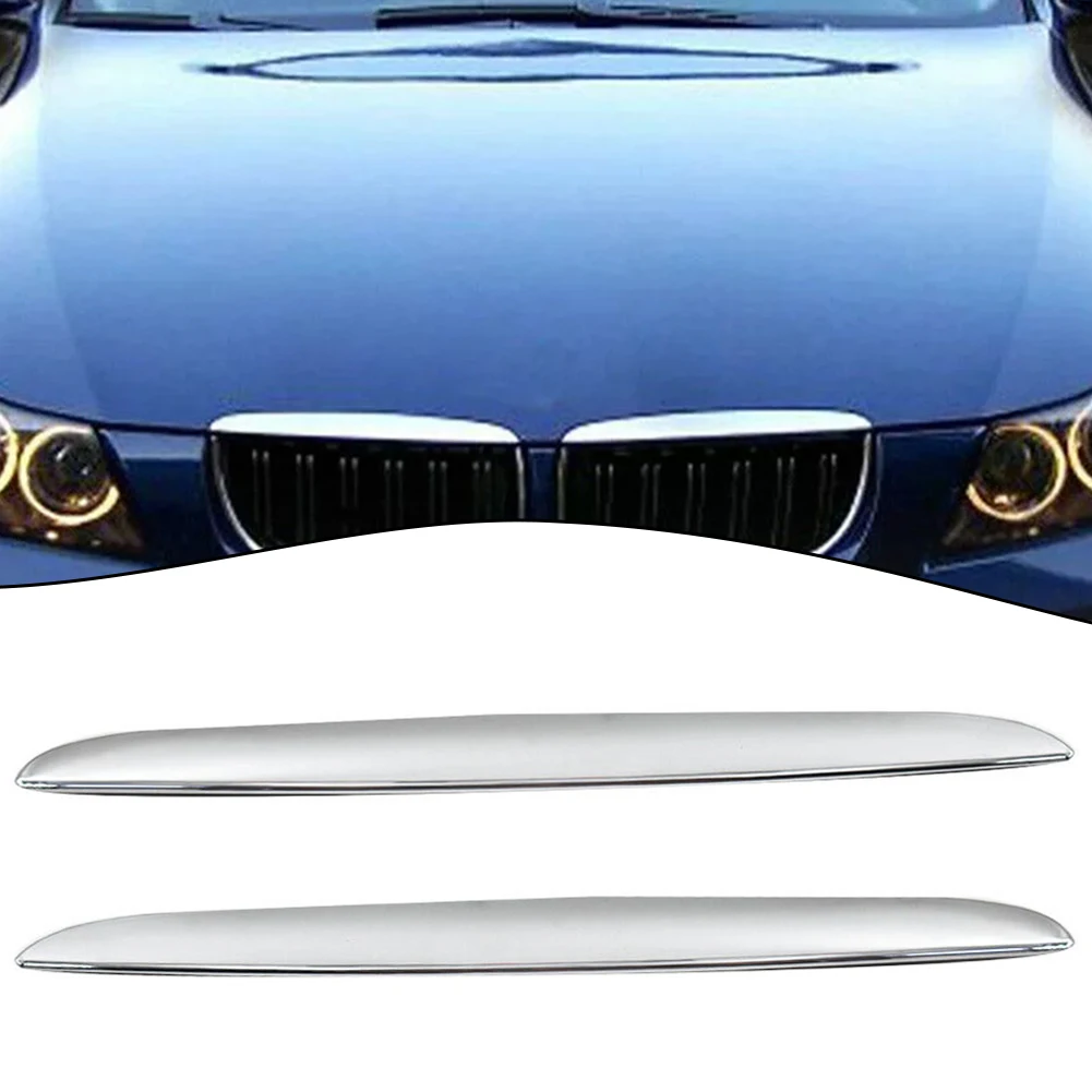 Car Accessories Chrome Trim Car Modification OEM Number 51137117241 OEM Number 51137117242 Silver Color ABS Material For E90 E9