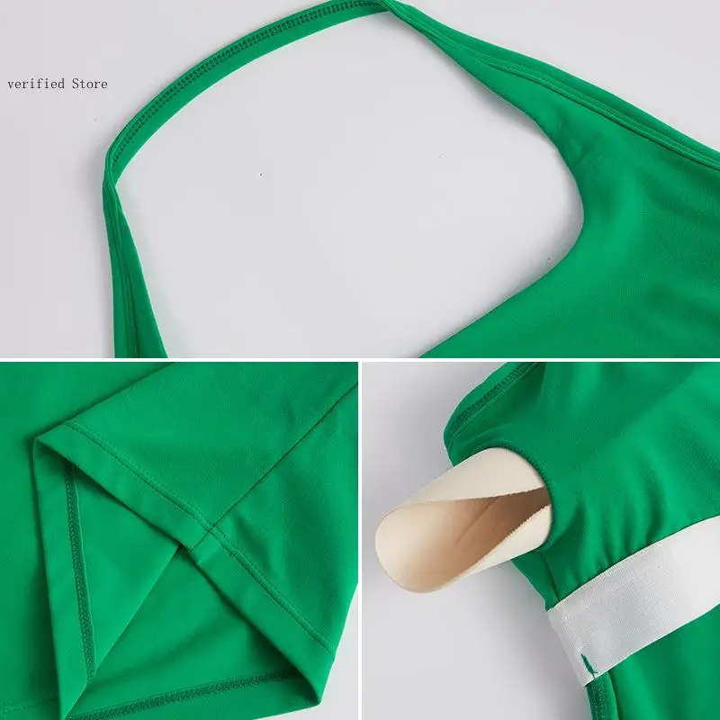 Spring and Summer Yoga with Neck Hanging Straps Beautiful Back Slim Fit Quick Drying Yoga Bra Vest Lingerie for Women