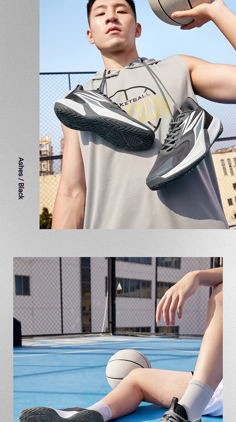 361 Degrees BIG3 Team 4.0 Herren Basketball-Sportschuhe Schutz Langlebig Verschleißfest Agil Atmungsaktive Sneakers 672621104 – Detail 13