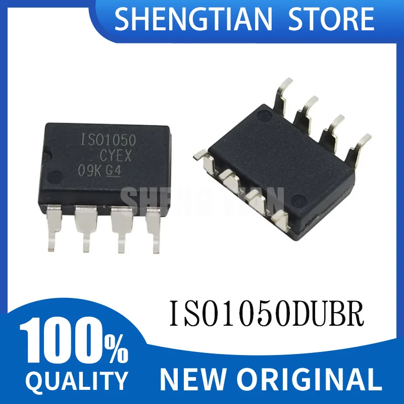 10pcs/lot ISO1050DUBR SOP8 ISO1050 SOP SOP-8 ISOLATED CAN TRANSCEIVER ISO1050D SMD In Stock