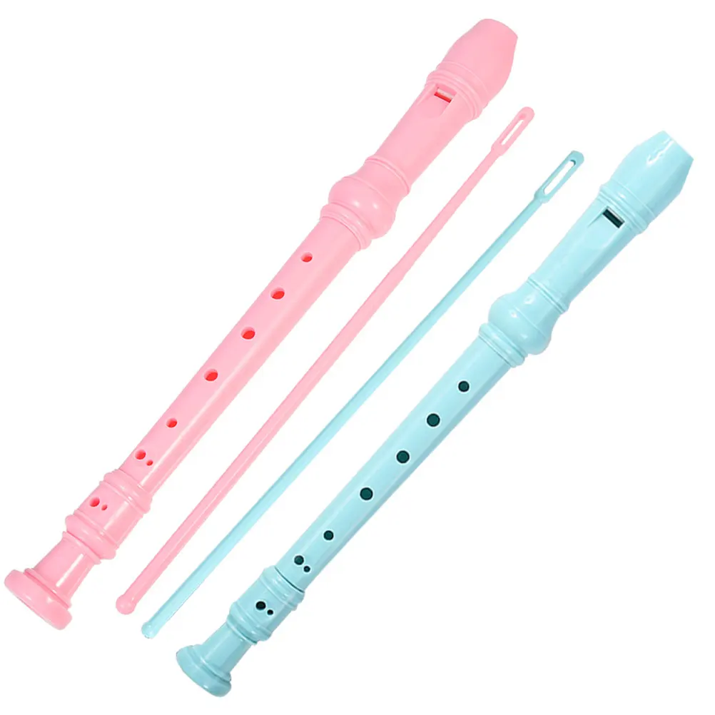 

Soprano Recorder Musical Instrument for Kids Beginners ABS Material Safe Light Weight Fresh Color Flute Educational Toys