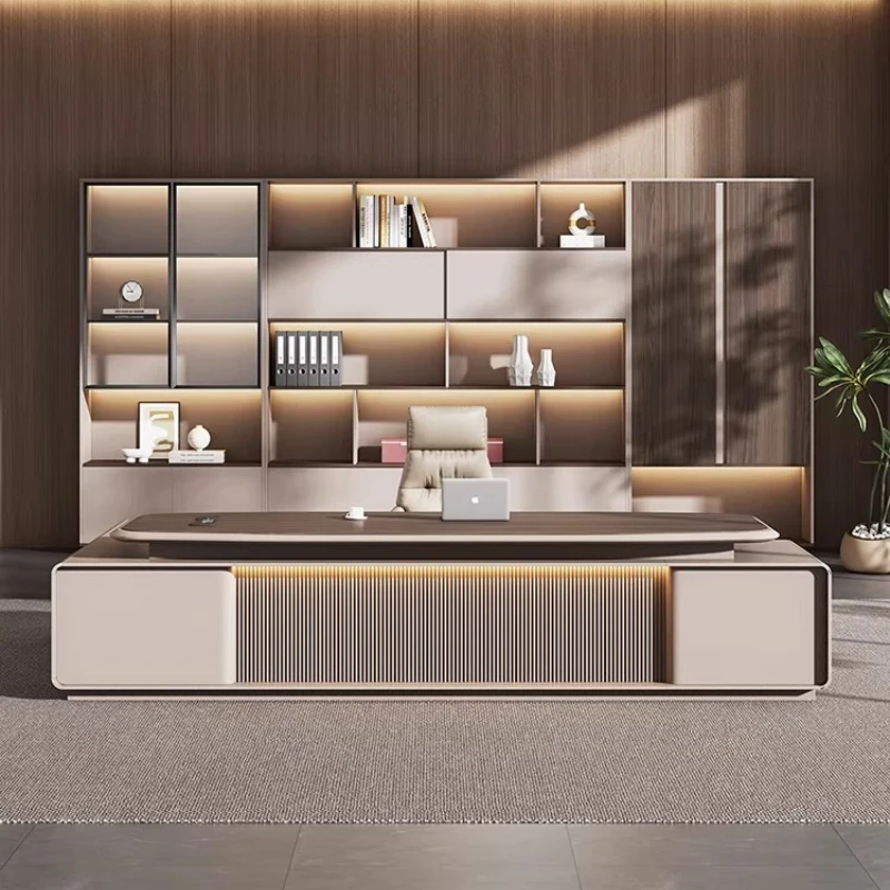 Multi functional baking paint Computer desk Modern Minimalism l shaped desk bureaux de travail mesa para escritório furniture