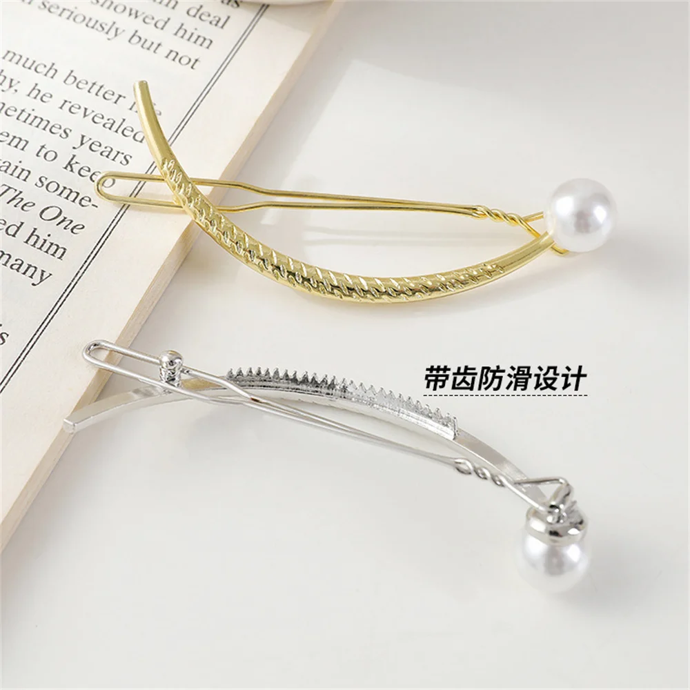 Elegant Hair Claw Clip Women Hair Bun Hairpin Headwear Rhinestone Metal Barrettes Banana Twist Clips Jewelry Hair Accessories