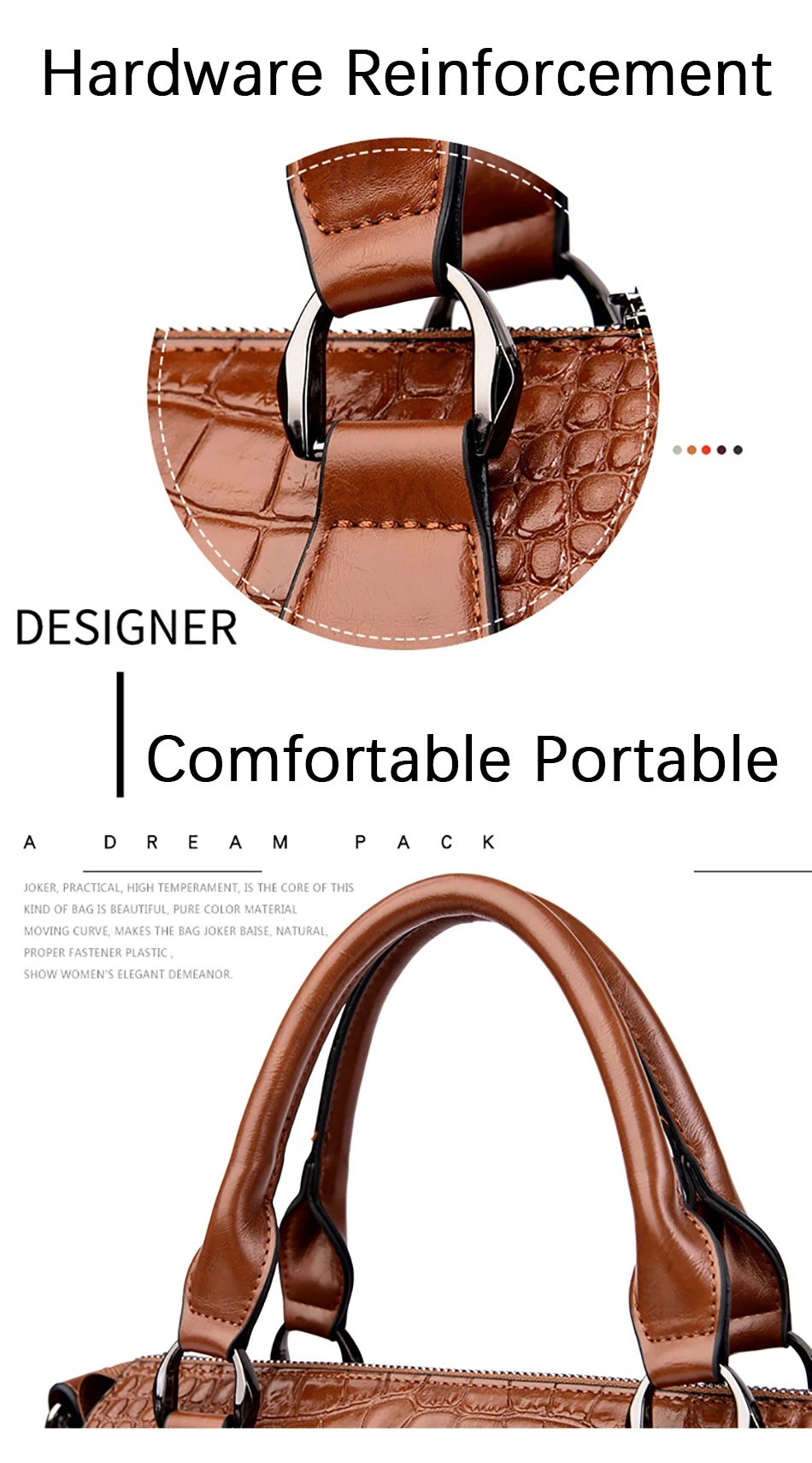 Luxury Designer Handbag Brand High Quality Soft Leather Shoulder Crossbody Bag for Women Bag Large Capacity Leisure Handbag 2026