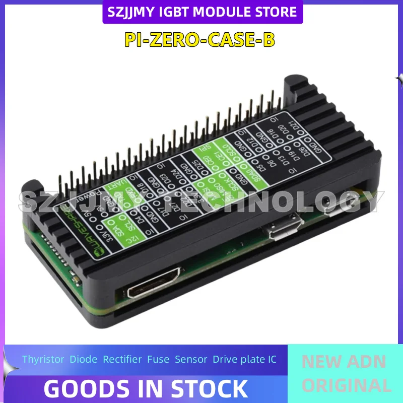 Raspberry Pi Zero/2 WH aluminum alloy protective shell, dustproof, beautiful and durable  NEW ORIGINAL IN STOCK