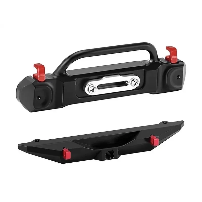 Metal Front Rear Bumper For Axial Scx30 1/30  Wrangler Rc Crawler Car Upgrade Accessory Non Destructive Replacement In Stock