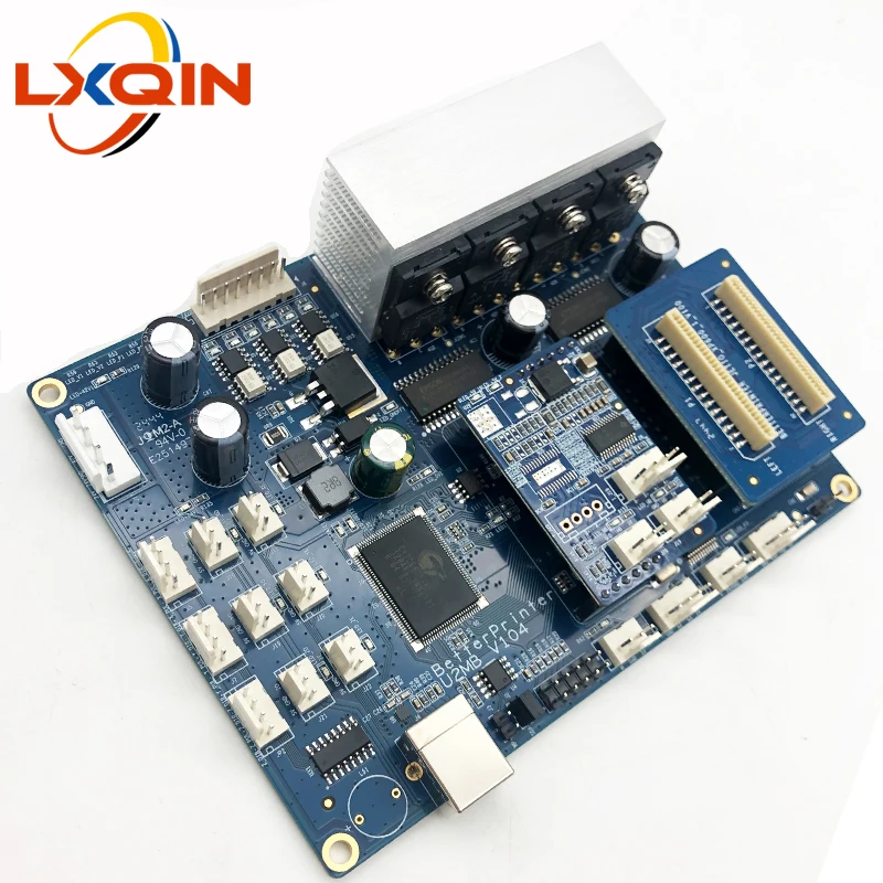 LXQIN Better printer xp600 single head U2MB_V104 main board for Epson xp600 head for Eco solvent printer mother board