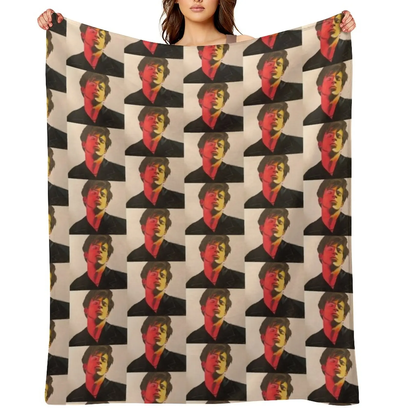 

Charlie Puth Voicenotes Album Cover Throw Blanket Furrys bed plaid Stuffeds Hairys Blankets