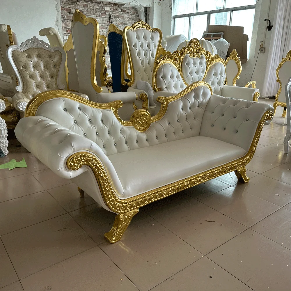 Location de canapé King Throne pour événement, mariage royal, meilleure qualité, approvisionnement d'usine