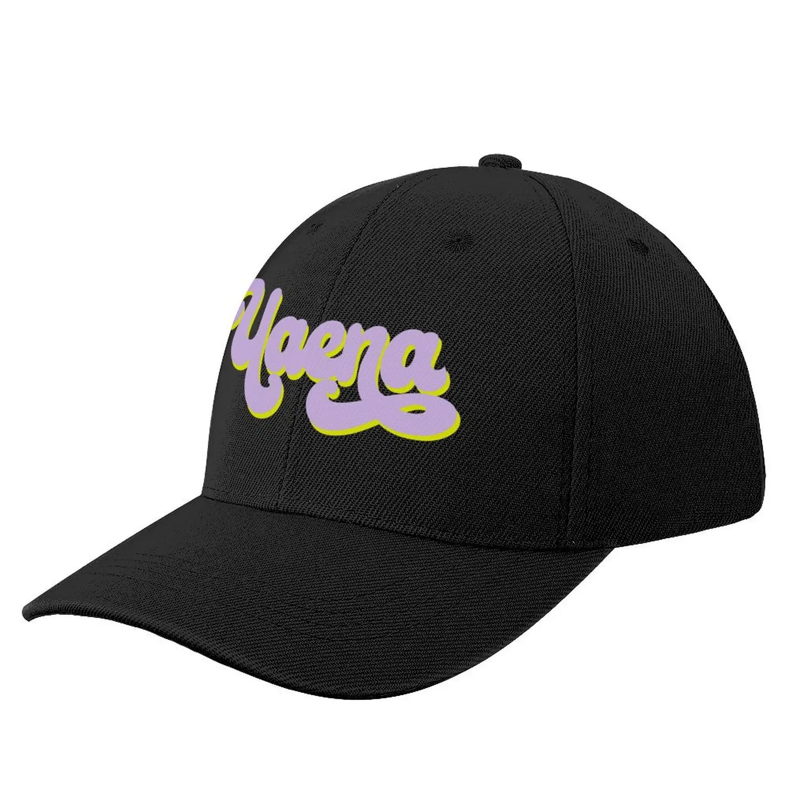 IU uaena purple pastel text Baseball Cap Streetwear Luxury Hat Hat Baseball Cap Women Men's