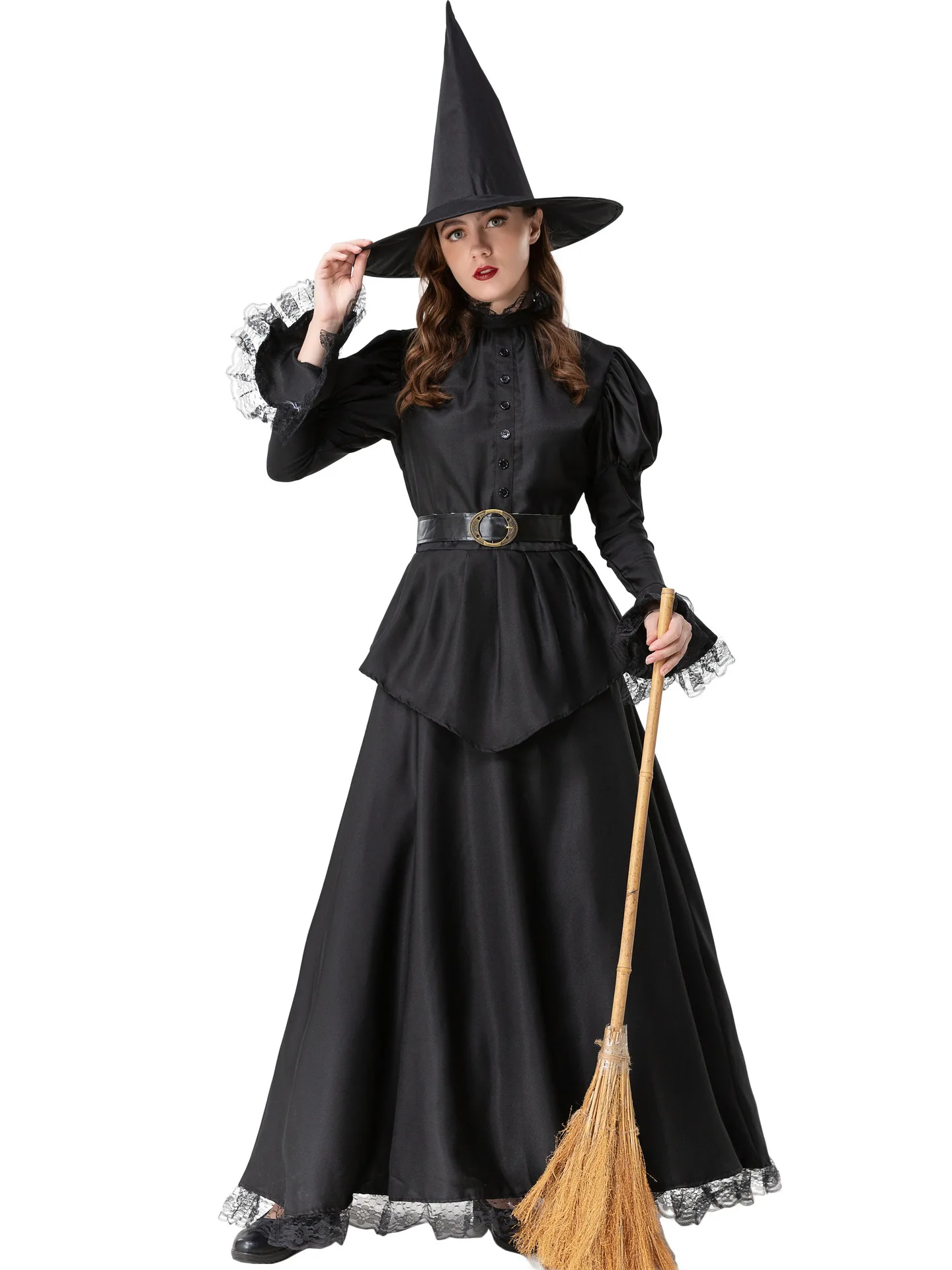 

SXXL Witch Costume Medieval Witch Dress Halloween Costume Women's Traditional Ethnic Stage Performance Clothing