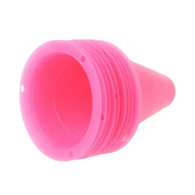 10 Pcs Football Marking Cup Marker Cones Slalom Roller skate pile cup Soccer Training Equipment