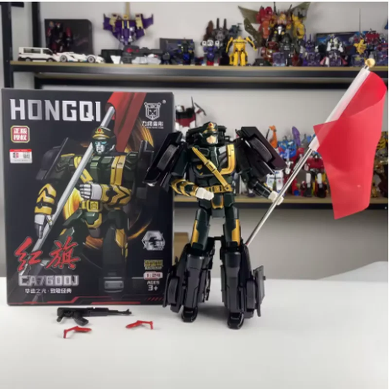 Transformatie Speelgoed Hongqi Jiefang Automobiel Robot Anime Action Figure Model Speelgoed Collectie Ornament Verjaardagscadeaus Op Voorraad