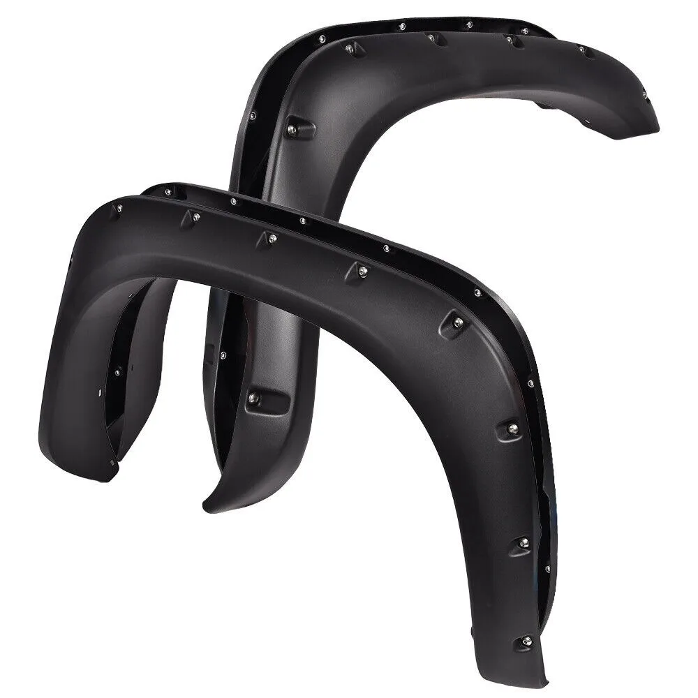 FIT FOR 2002-2008 RAM 1500 03-09 RAM 2500/3500 POCKET RIVET STYLE FENDER FLARES 4PCS United States