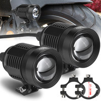 Motorcycle led Spotlight Adjustment Laser Barrel External Headlight LED Lamp Motorbike fog lamp for Off-Road 4x4 ATV UTV 12V 24V