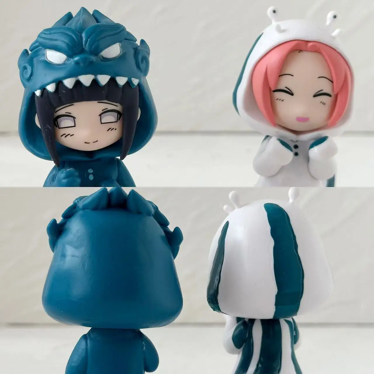 8 قطعة/المجموعة 8.5 سنتيمتر جديد أنيمي ناروتو كوس بيجو الملابس Kawaii أرقام Q نسخة وضع البلاستيكية لعبة نموذج الدمى جمع الحلي الهدايا