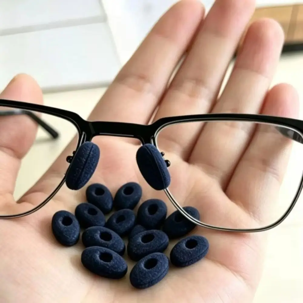 30Pcs Soft Foam Glasses Nose Pads Breathable Anti-slip Eyeglass Sponge Prevent Glasses From Slipping Cover Protection