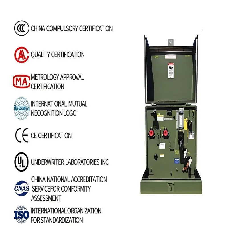 UL/CUL For Certified Single Phase Pad Mounted Transformer 25 Kva 12470v 7620v 208/120v 120v Output 15kv Input 6kv Second Input